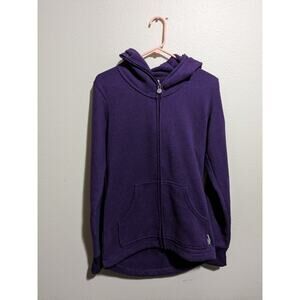 Burton Hoodie Womens Medium Full Zip Dryride Jacket ski Ladies Purple